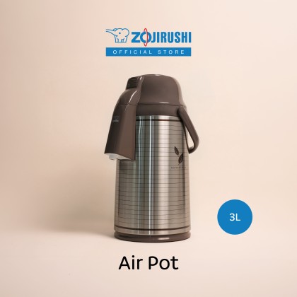 ZOJIRUSHI 3L GLASS LINED AIR POT - VRKE-30E-XS