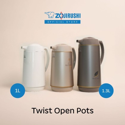 ZOJIRUSHI 1.0/1.3L GLASS LINED HANDY POT - AHGB-10/13