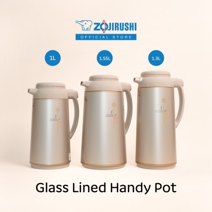 ZOJIRUSHI 1.0/1.3/1.55L GLASS LINED HANDY POT - AFFB-10/13/16-TK ZOJIRUSHI 1.0/1.3/1.55L GLASS LINED HANDY POT - AFFB-10/13/16-TK