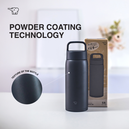 ZOJIRUSHI 0.8L/1.0L S/S TWIST OPEN MUG - SU-DA80/100
