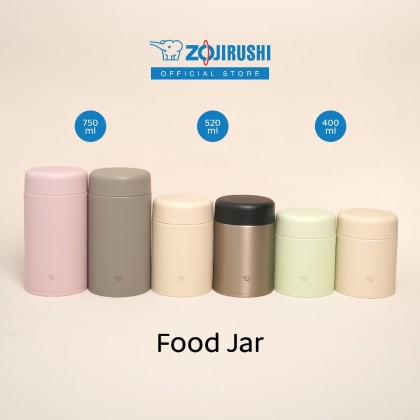 ZOJIRUSHI S/S Food Jar (0.4L/0.52L/0.75L) SW-LA-40/52H/75H ZOJIRUSHI S/S Food Jar (0.4L/0.52L/0.75L) SW-LA-40/52H/75H