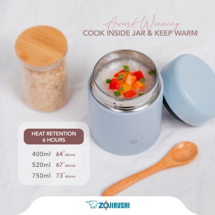 (C) ZOJIRUSHI S/S Food Jar (0.4L/0.52L/0.75L) SW-KA-40/52H/75H