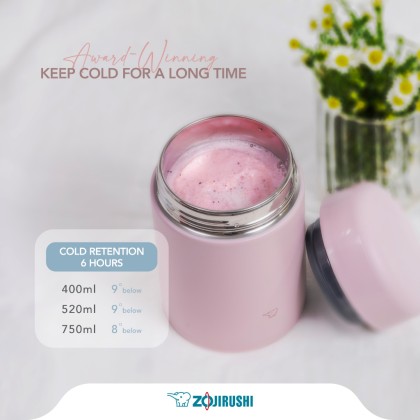 (C) ZOJIRUSHI S/S Food Jar (0.4L/0.52L/0.75L) SW-KA-40/52H/75H