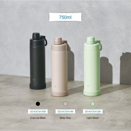 ZOJIRUSHI 0.75L/ 1.2L COOL BOTTLE  - SD-KA75H/120H